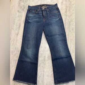 Veronica Beard Dark Blue Ankle Jeans